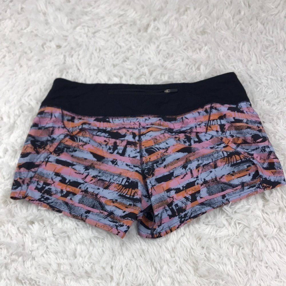 Lululemon Run Times Short II *4" Inversion Multi / Black - Picture 3 of 6